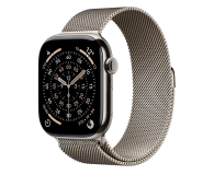 Smartwatch APPLE Watch Series 11 GPS + Cellular 46mm Tytanowa koperta (naturalna) + bransoleta mediolańska (naturalna)  - rozmiar S/M